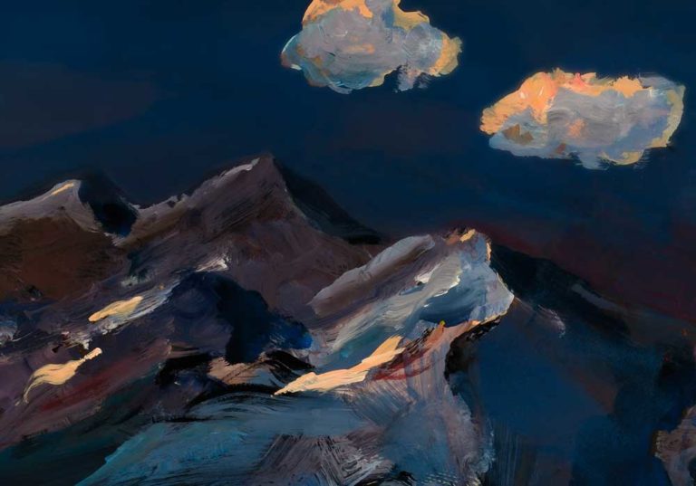 Berge mit Wolken | 2020 | © Klaus Frost