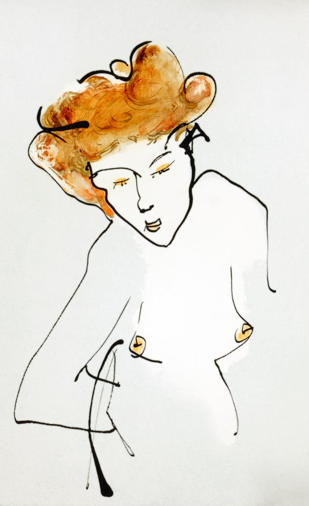Skizze Frau 2 | 2018 | © Klaus Frost